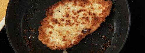 куриный шницель с рисовым драником. Шаг 6