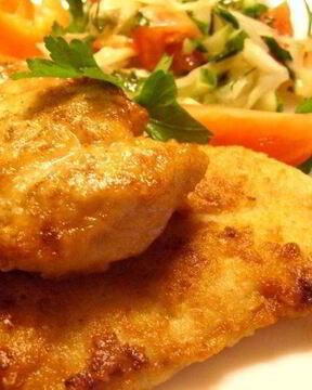 Куриный шницель с сыром
