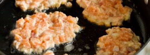 рубленые шницели из лосося. Шаг 9