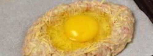 шницель из фарша с яйцом. Шаг 8