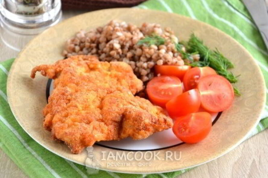 Рецепт шницеля из индейки