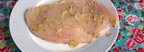 шницель из куриной грудки в лимонно-чесночной панировке. Шаг 3