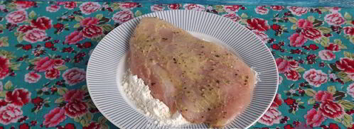 шницель из куриной грудки в лимонно-чесночной панировке. Шаг 5