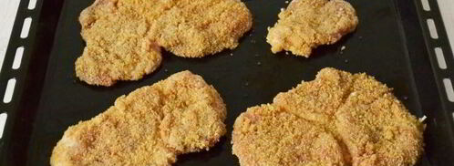 шницель из свинины в духовке. Шаг 12