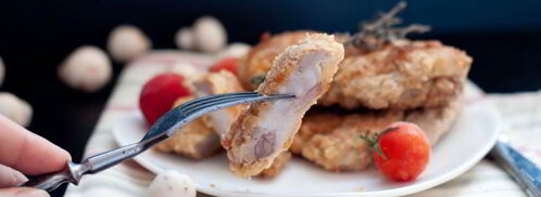 шницель на сковороде. Шаг 10