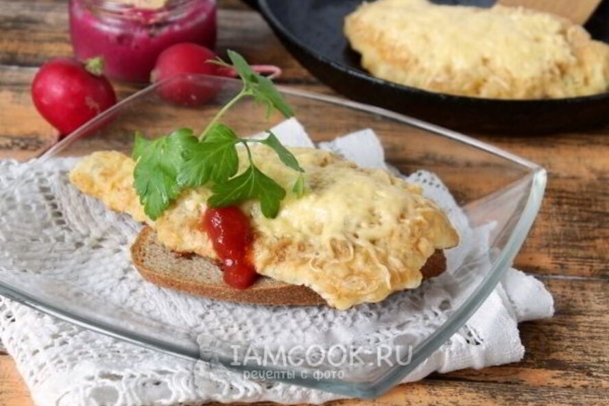 Рецепт шницеля с сыром