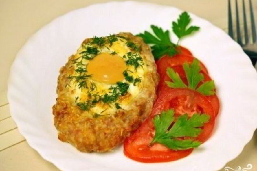 Рецепт шницеля с яйцом
