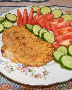 Шницель в панировке