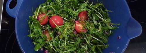 шницель в пряной горчичной панировке с салатом. Шаг 3