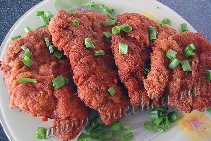 Рецепт шницелей