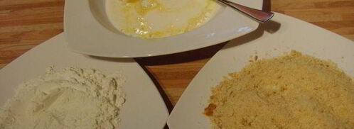 венский шницель с картофельным салатом. Шаг 6