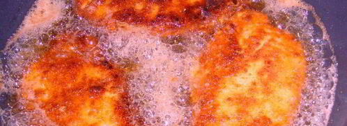 венский шницель с картофельным салатом. Шаг 8