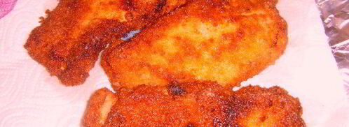 венский шницель с картофельным салатом. Шаг 9