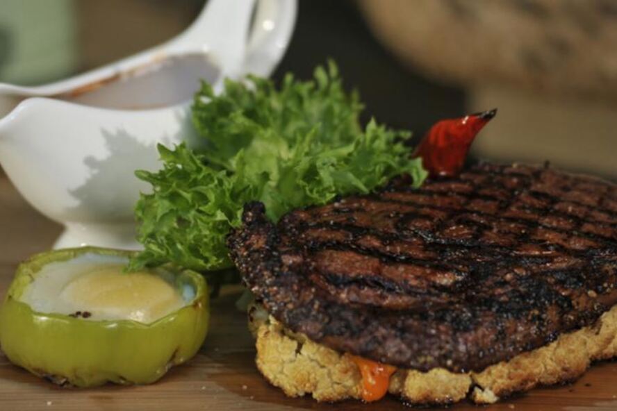 Рецепт двойного стейка