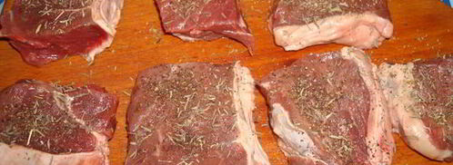 мини стейки на гриле с овощами. Шаг 4