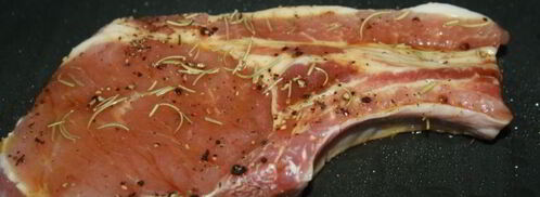 сочный свиной стейк. Шаг 3