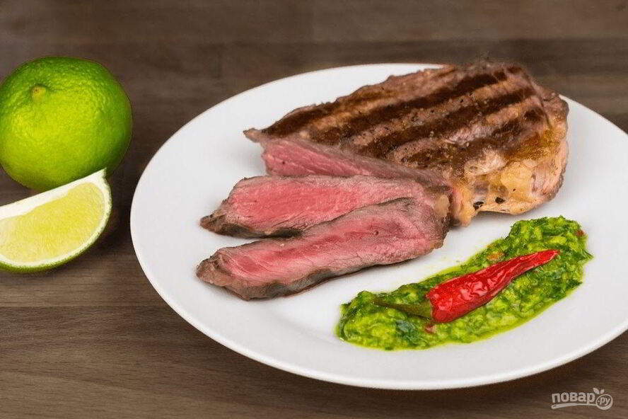Рецепт стейка без рук