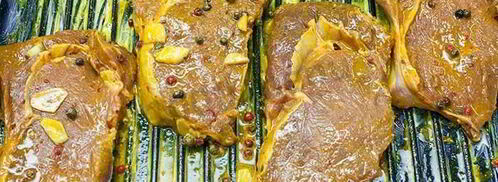 стейк из говядины с абрикосовыми дольками. Шаг 8