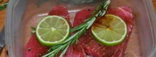 стейк тунца на гриле. Шаг 3