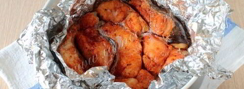 стейки из сома с рисом в мультиварке. Шаг 8