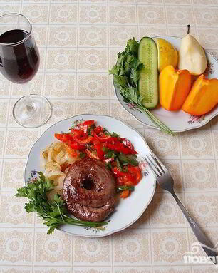 Стейки из телячьего сердца