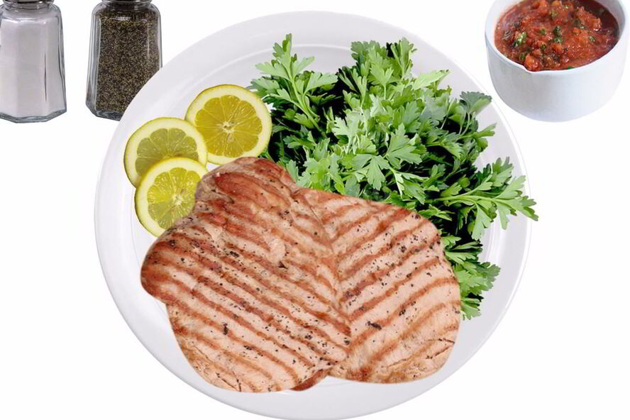 Рецепт свиного стейка под сливочным соусом