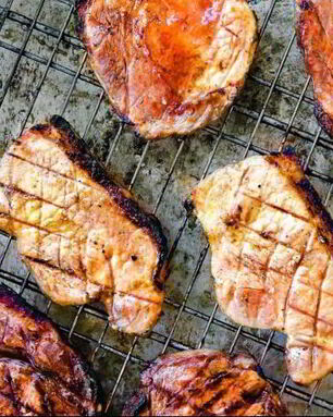 Три стейка из карбонада