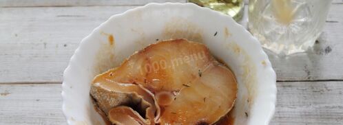 запеченный стейк трески в духовке с сыром. Шаг 3