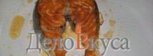 жареный стейк из семги без масла. Шаг 4