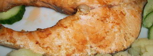 жареный стейк из семги без масла. Шаг 4