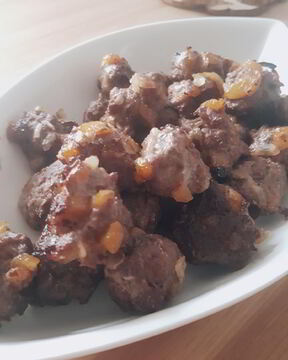 Мясные тефтели с курагой