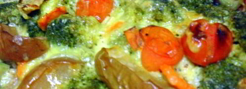 мясные тефтели, запеченные под овощной шубой и молочным соусом. Шаг 9