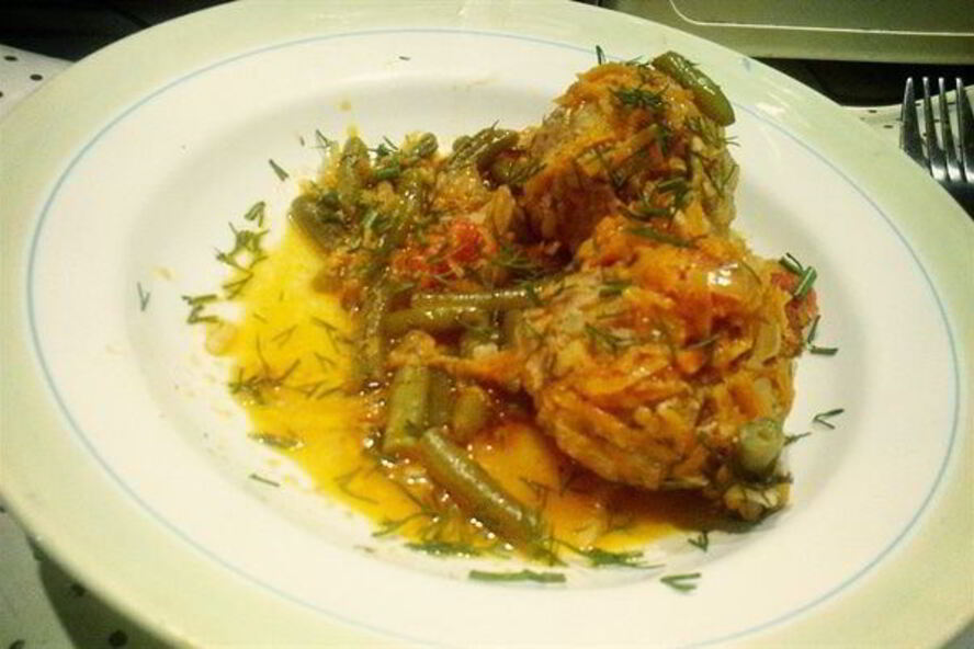 Рецепт тефтелей с гарниром