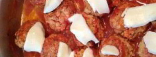 тефтели с моцареллой в томатном соусе. Шаг 7