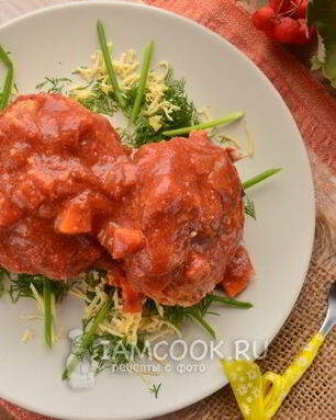 Тефтели с сыром в духовке