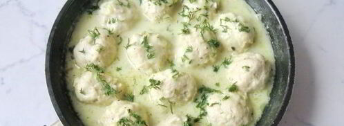 тефтели с яблоками в сметанном соусе. Шаг 13