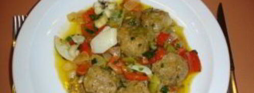 тефтели, тушенные с овощами. Шаг 4