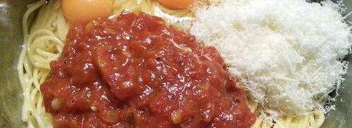 тефтели в гнездах из спагетти. Шаг 6