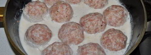 тефтели в сырно-грибном соусе. Шаг 6