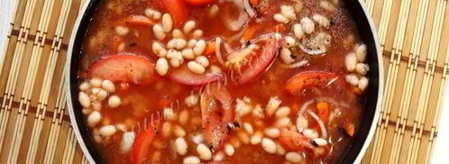 тефтели в томате с фасолью и перцем. Шаг 11