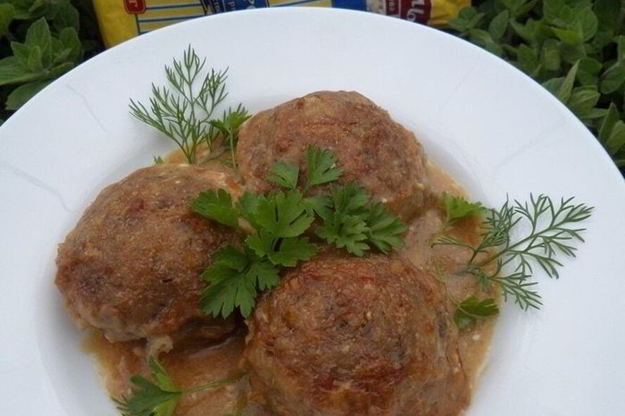 Рецепт запеченных рисово-рыбные тефтели