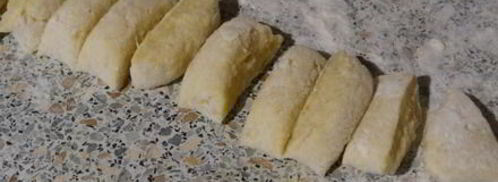 ленивые вареники из картошки со шкварками. Шаг 13