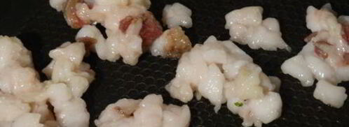 ленивые вареники из картошки со шкварками. Шаг 5