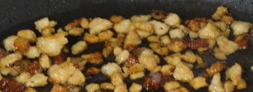 ленивые вареники из картошки со шкварками. Шаг 6