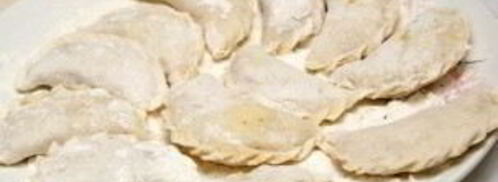 постные вареники с капустой. Шаг 10