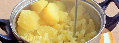 постные вареники с картошкой и грибами. Шаг 13