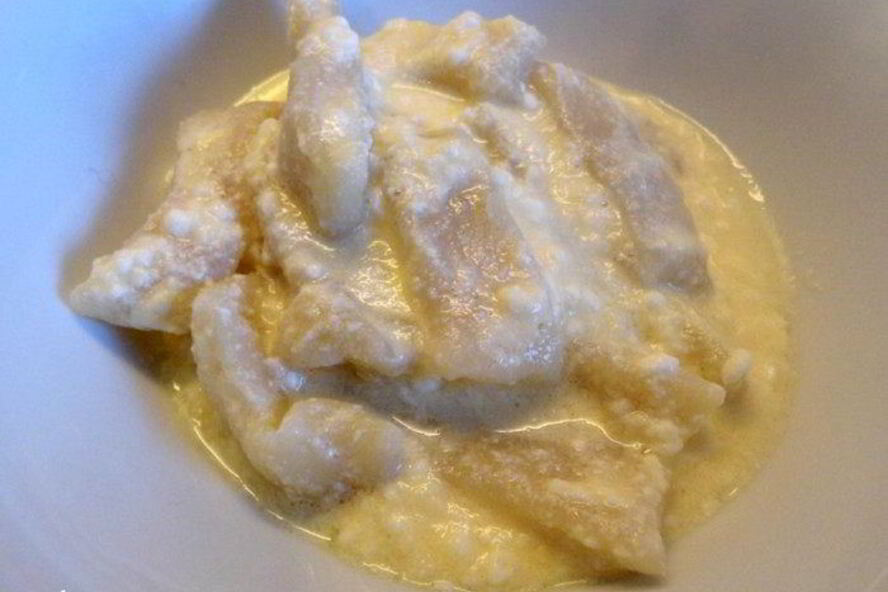 Рецепт творожно-омлетных ленивые вареники