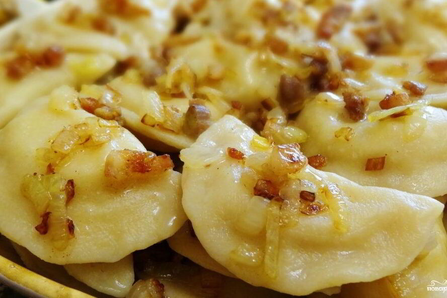 Рецепт вареников на кефире с картошкой