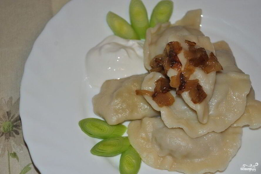 Рецепт вареников с капустой и картошкой