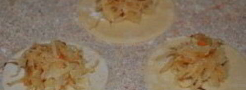 вареники с капустой и картошкой. Шаг 10